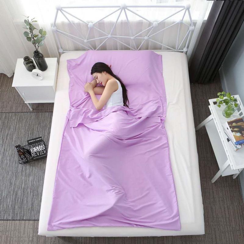 Anti-Dirt Sleeping Bag for Travel - Perfect for Hotels, Trains & Guesthouses (Single/Double)