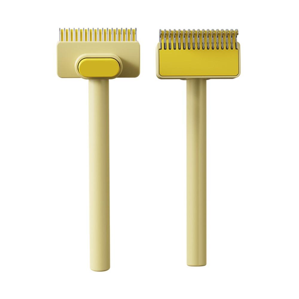 Stainless Steel Pet Grooming Brush Double Sided Cat Hair Remover Deshedding Brush  Kitten Grooming