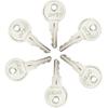 CH751 Key Universal Keys Replacement for RV Compartments Campers Storage Cabinets Door Lock T-Handles Tool Boxes Pickup Shells (Pack of 6)