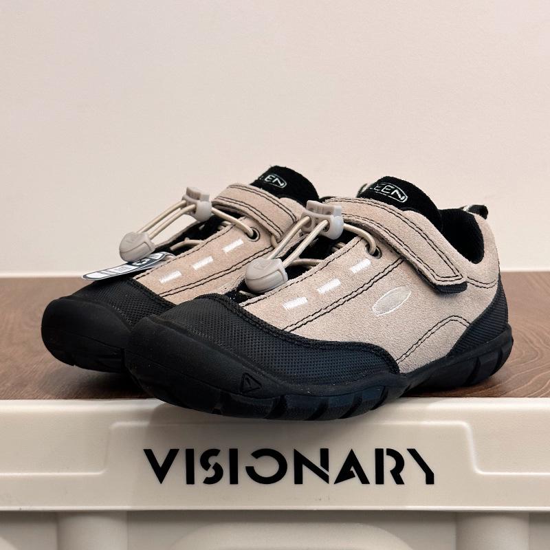 Jasper Dětské jarní outdoorové semišové turistické boty