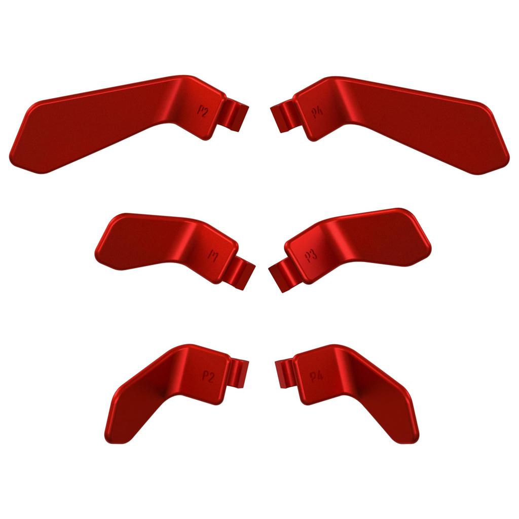eXtremeRate Replacement Back Paddles for Xbox One Elite Elite Series 2 Swift Paddles for Xbox Elite 1 2 Controllers Scarlet 6-in-1 & Controllers, &