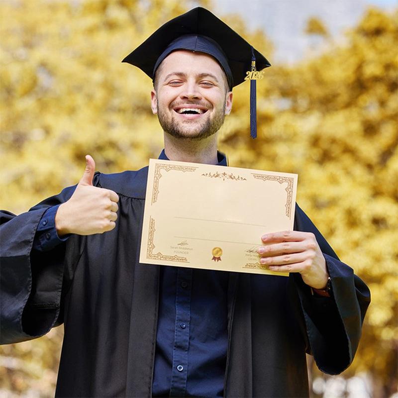 2026 Graduation Cap Headwear With Tassel For High School & Bachelor Degree Cap Unisex Graduation Dress Ceremony Hat Master