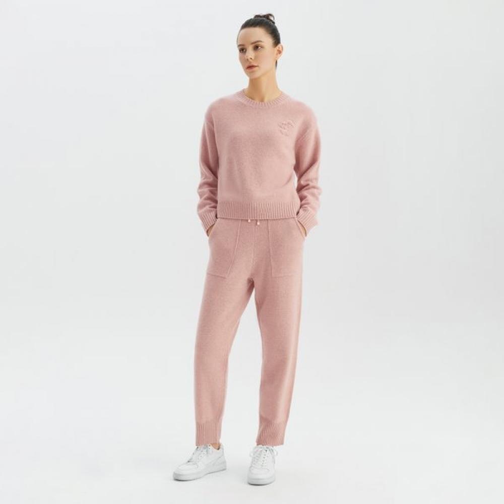 Huit Boucle Flower Knit Jogger Htwjg3l07t