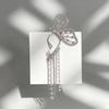 Fairy Butterfly Rhinestone Tassel Long Ear Hanging Girl