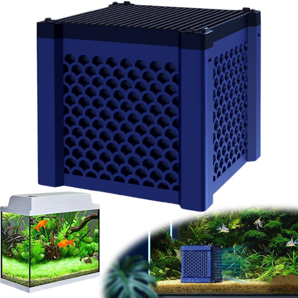 Aquarium Water Purifier Cube Fish Tank Filter Box For Fish Activated Purifier Tanks,Horse Tank D3O5