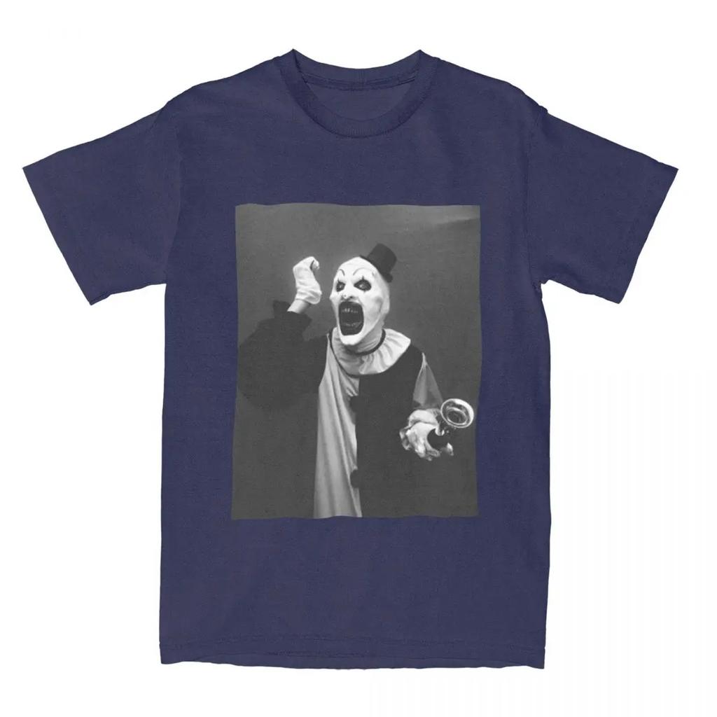 Terrifier Art Der Clown Horror T-Shirts Baumwolle Lustiges T-Shirt Rundhals T-Shirt Kurzarm Kleidung Ankunft