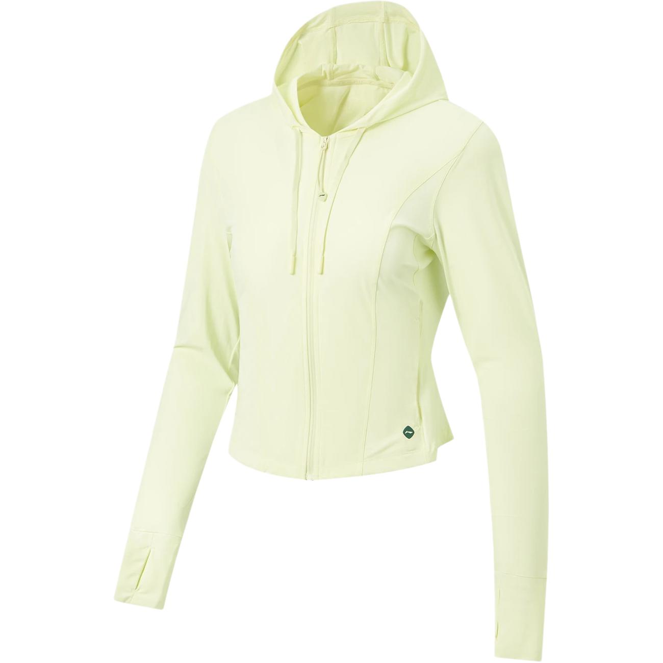 

Li-Ning Fitness Series Slim Fit Zipper Solid Color Sun Protection Clothing Women tops AFDW472-1 XXL