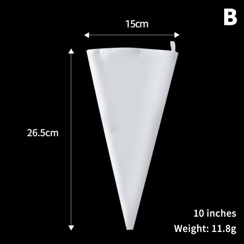 1 Stück Wiederverwendbarer Verdickter Wasserdichter Stoff Beständig Back Spritzbeutel-In Verschiedener Größe Für DIY Creme für Kuchen Dekoration