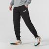 Puma Letter Print Cuffed Mid-Rise Sports Casual Pants Unisex pants Black 682724-01