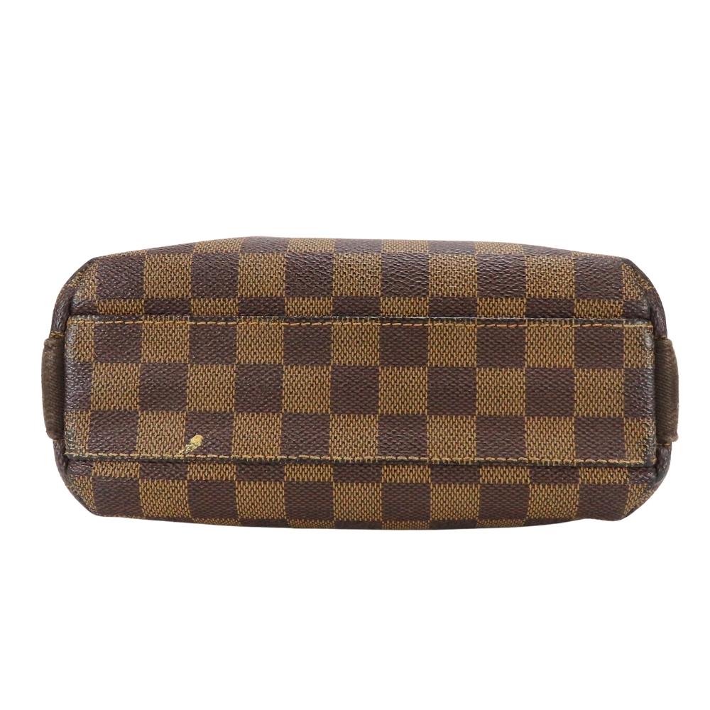 Used LOUIS VUITTON Shoulder Bag Trotter Bobul N41135 Damier/leather Ebene Brown Everyday use