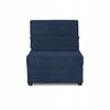 Fold-out Armchair Sleeping Function KIMO Bedding Container Family Furniture Navy Blue