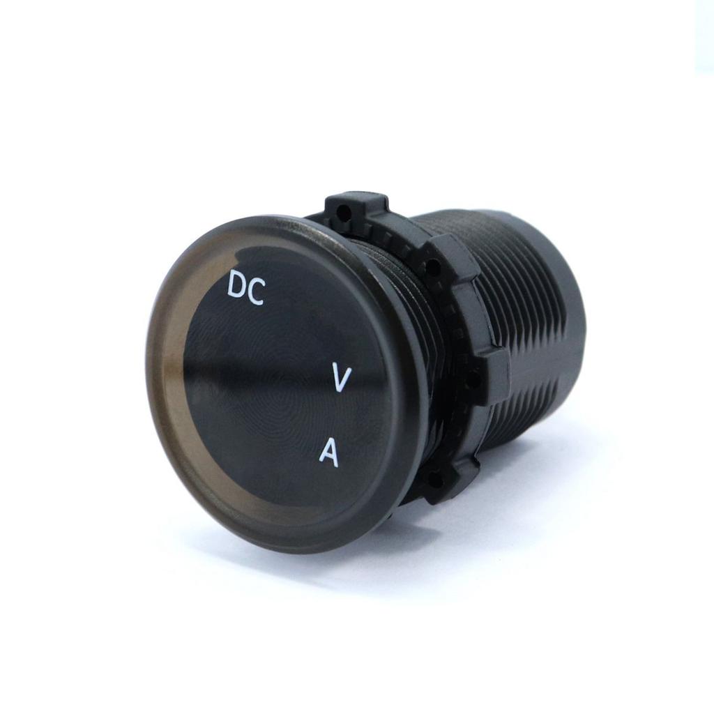 Voltmeter DC 4.5~30V Ammeter DC 0-15A Waterproof Digital Display Instrument Voltage Warning 12V Volt Meters Gauges Auto Parts