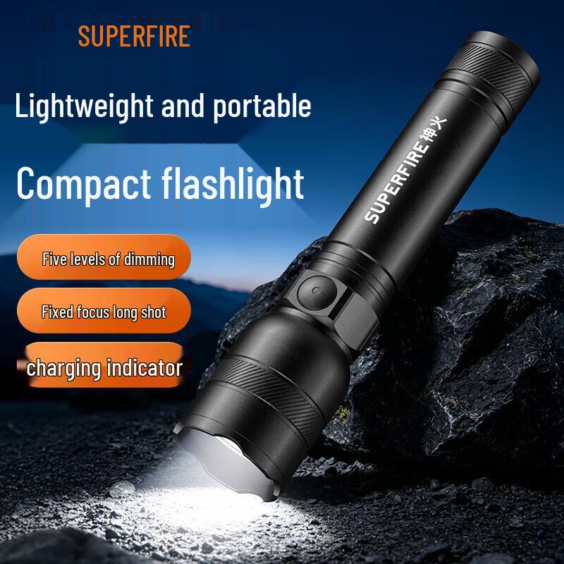 SupFire A21 Rechargeable LED Flashlight