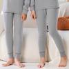 Children's Warm Autumn Pants - Boys' and Girls' Thick Wool Base Layer