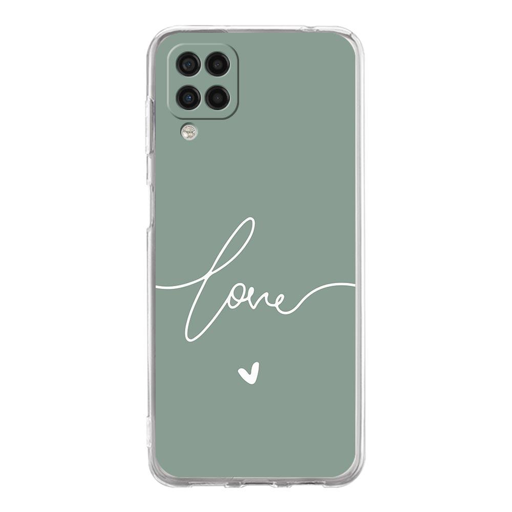 Phone Case for Samsung A13 A15 A25 A51 A71 A21S A11 A31 A52 A41 A23 A53 A73 A32 5G A03S A05s Cover Simplicity Line Art Sun Moon