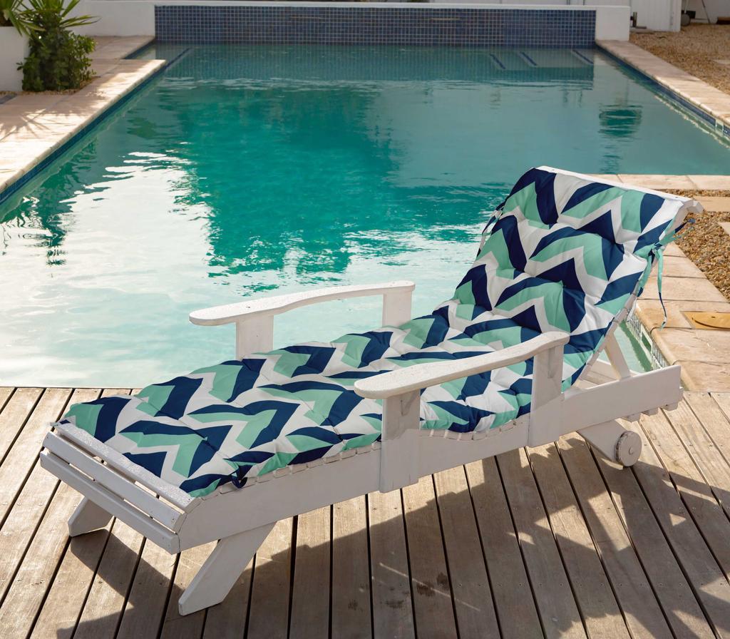 Vargottam Printed Rocking Chair Sofa Cushion With Ties  Chaise Recliner Quilted Thick Padded Seat Cushions Recliner Garden Outdoor