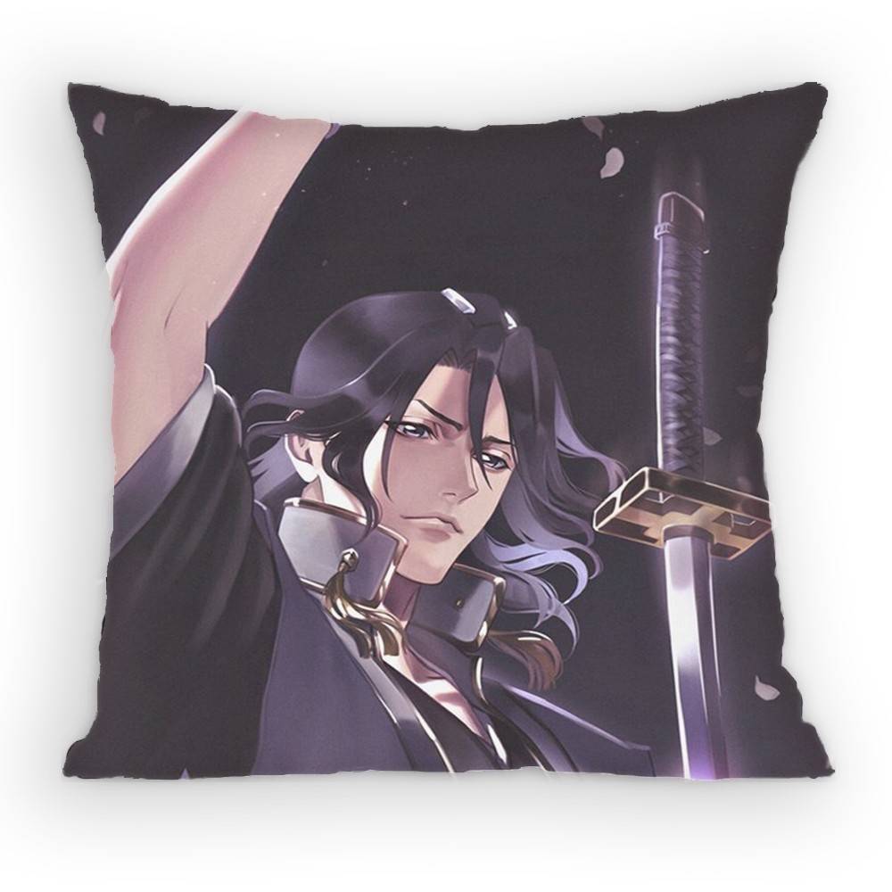 BBleach Kuchiki Byakuya Pillow Case Sofa Living Room Bedroom Headboard Backrest Cushion Square Cushion Nap Time