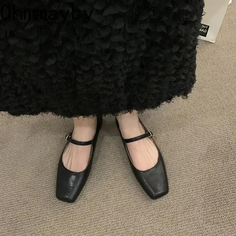 2025 Spring Single Shoes Fashion Shallow Slip On Women Flat Shoes Ladies Casual Outdoor Ballerina Shoe