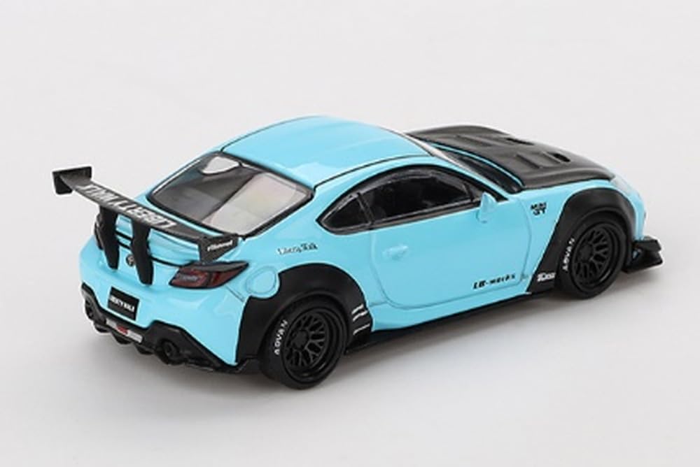 MINI GT Skala Toyota GR86 Babyblå Ferdig Modell 1/64 LBNation (Venstrekjøring) MGT00873-BL