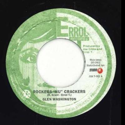 7inch Record GLEN WASHINGTON - Rockers "nu" Crackers / Rockers Ver JGM7001 Errol T 1976 UK Reggae, Ska & Dub