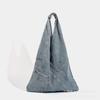 Washed Denim Bag Underarm Shoulder Bag Large Capacity Lazy Tote Bag Handbag Versatile Bag