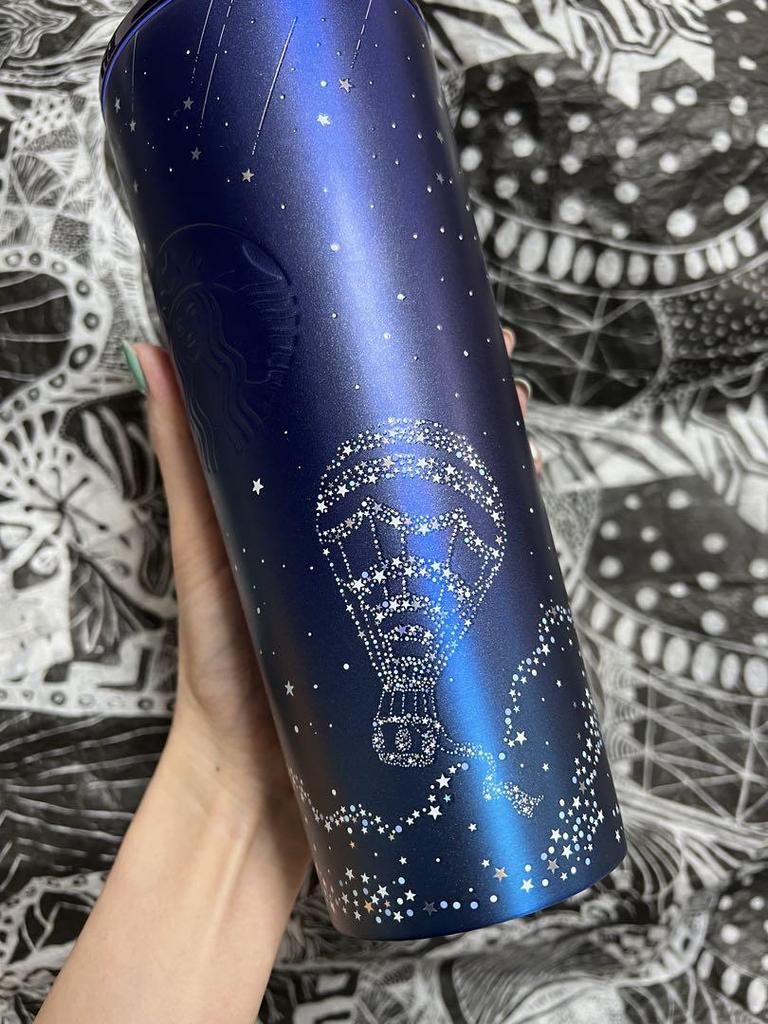 [USED] Overseas Exclusive Starbucks Korea Summer Stainless Steel Tumbler with Sparkling Logo