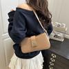 New Fashion Trend Versatile Daily Commuter Solid Color Simple Shoulder Underarm Bag Premium Handbag