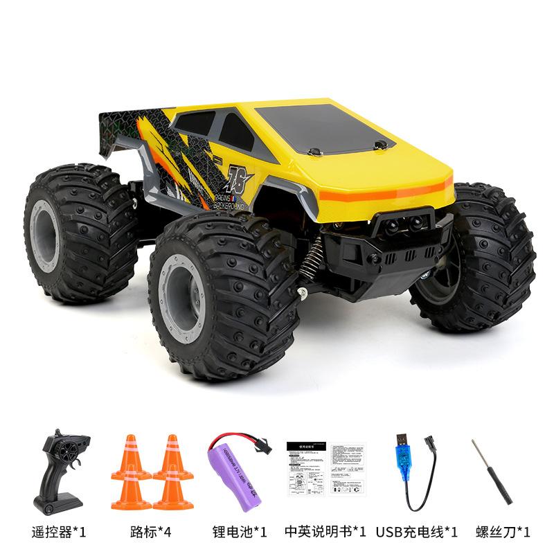 

Большой Фут Монстр Внедорожный Радиоуправляемый Автомобиль Киберпанк Будущее Техно Мальчик Игрушка Радиоуправляемый жёлтый