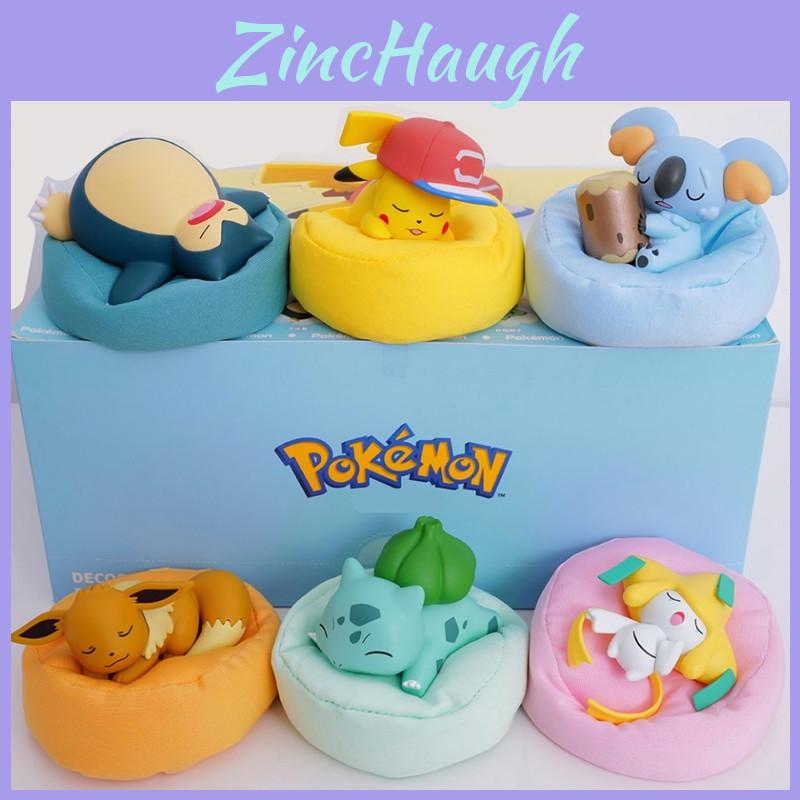 Pokemon Figuren Action Spielzeug Schläfriges Pikachu Relaxo Bisasam Jirachi Evoli Koalala