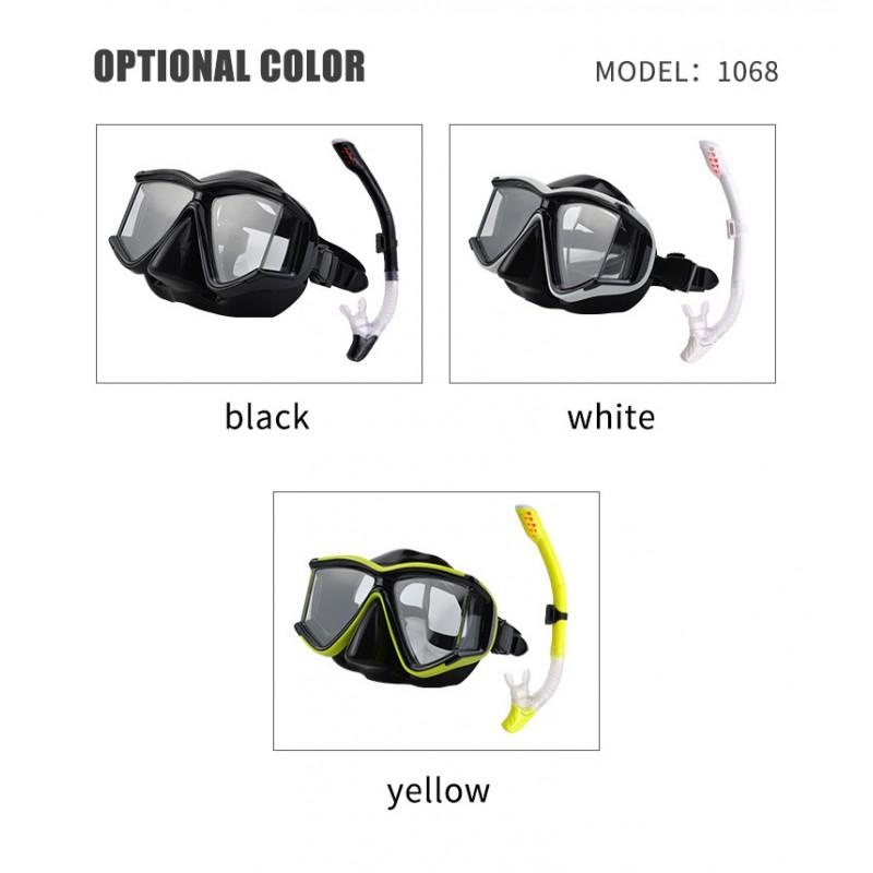 Snorkel Set Adults Anti-Fog Diving Mask Snorkeling Gear Swimming Beach Water Sports