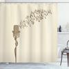 Music Rock Shower Curtains Rap Radio Shower Curtain Bathroom Decorative Waterproof Polyester Fabric Bathtub Screen With Hooks