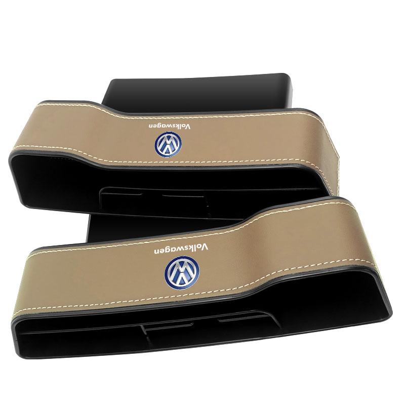 

2 шт. Органайзер для автомобильного сиденья, коробка для хранения в щели сиденья, многофункциональные товары для Volkswagen Tiguan Golf-4 5 6 7 MK6 B5 B6 B7 Jetta Lavida Polo Tiguan Passat