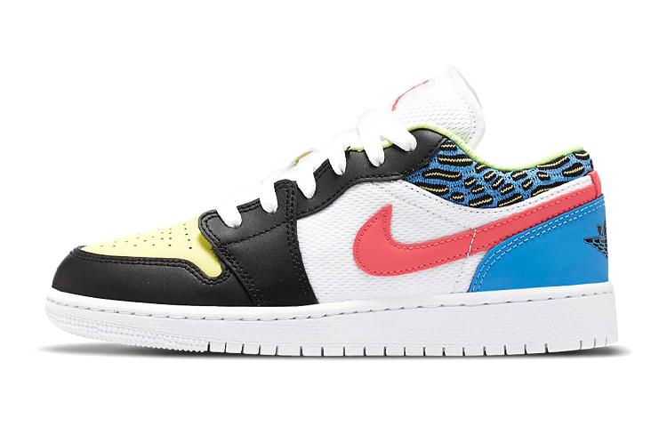

Jordan Air Jordan 1 Низкие Детские Баскетбольные Кроссовки Черно-Желто-Синие Унисекс DH5927-006 38