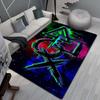 Gaming Teppich für Jungenzimmer Gamer Teppich mit Gamecontroller Teppich für Spielzimmer Esports-Raum und Jungen Spielzimmer-Themen Schlafzimmer Bodenmatte