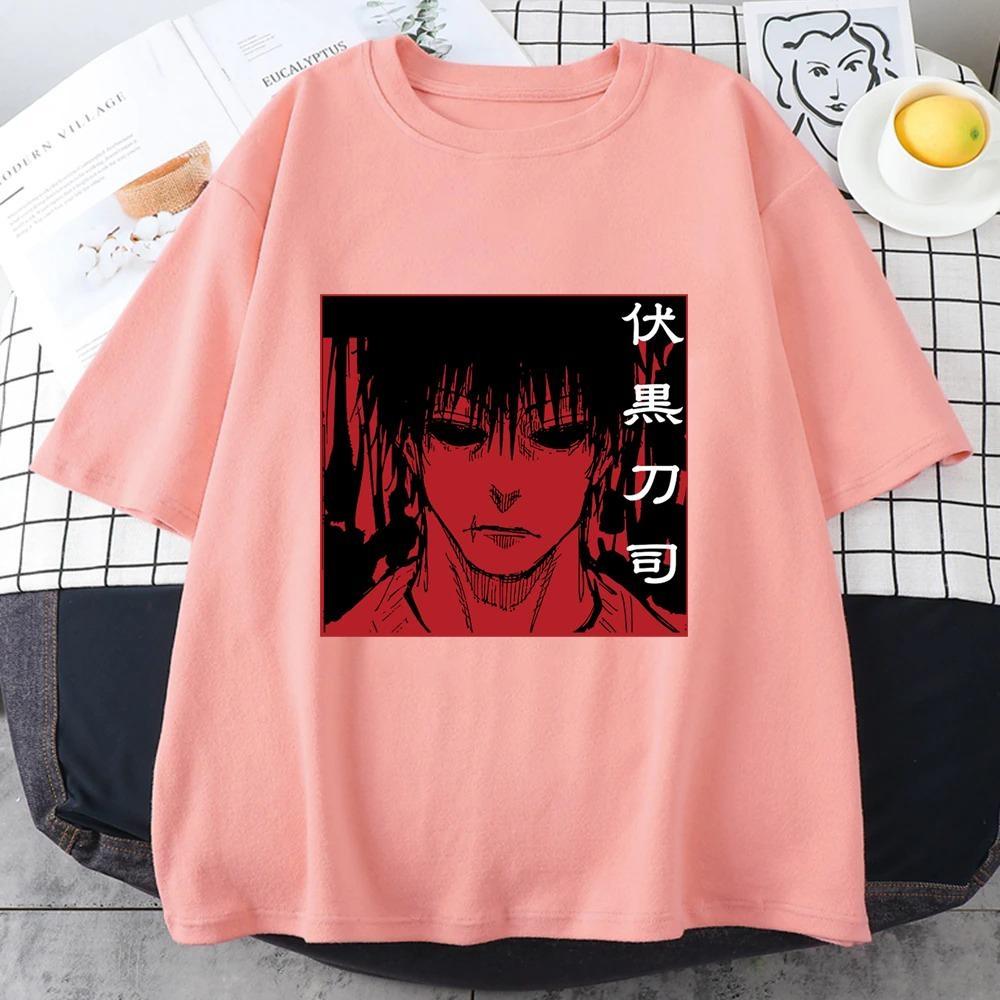 Hot Anime Fushiguro Toji Graphic Printed T-Shirt Men's Women's Outdoor Cool Street Round Neck Short Sleeve Harajuku T Shirt
