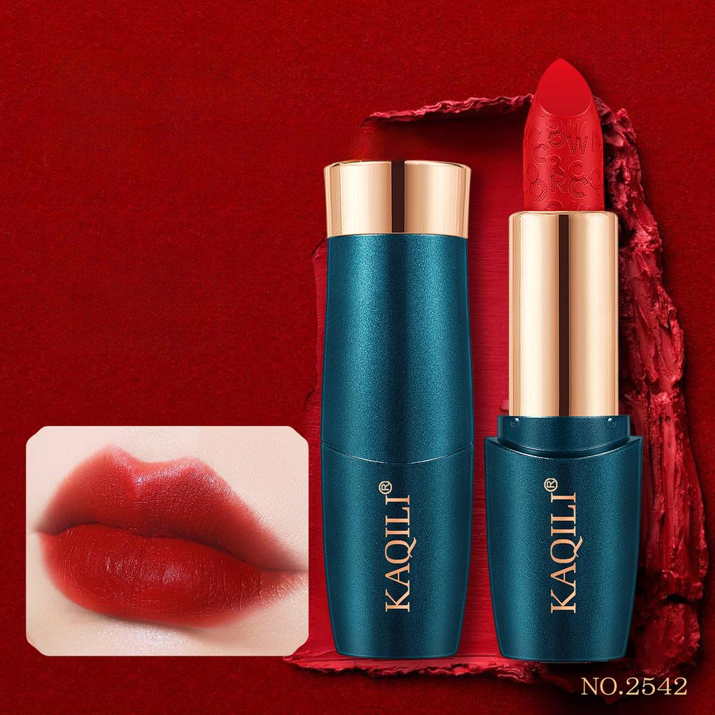 New Silk Smooth and Moisturizing Lipstick Velvet Matte Non Drying Whitening Carrot Color