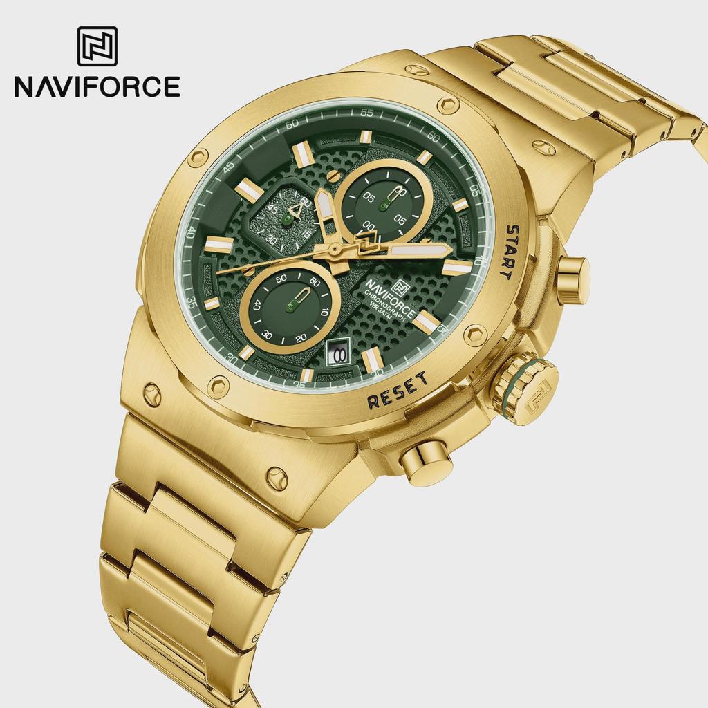 Man Quartz Watch Luxury Luminous Chronograph Wristwatch Stainless Steel Waterproof Men Date Calendar Clock