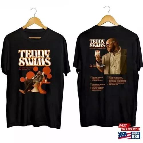 

Teddy Swims UK Tour Lose Control 2024 T-shirt 2 sided Unisex T-Shirt M