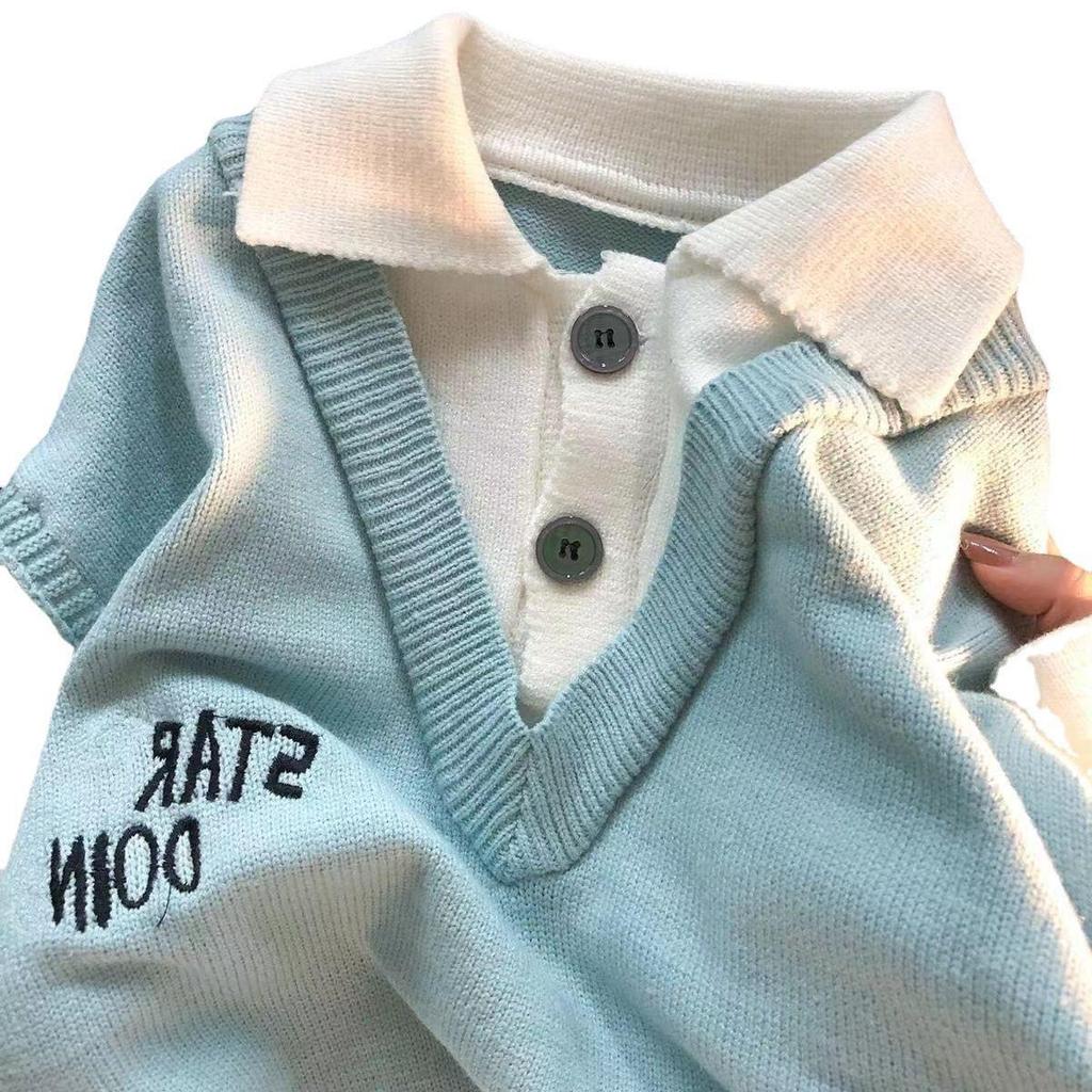 Unisex Fake Two-Piece Sweater: Niche Couple's Lazy Style, Knitted Winter Top.