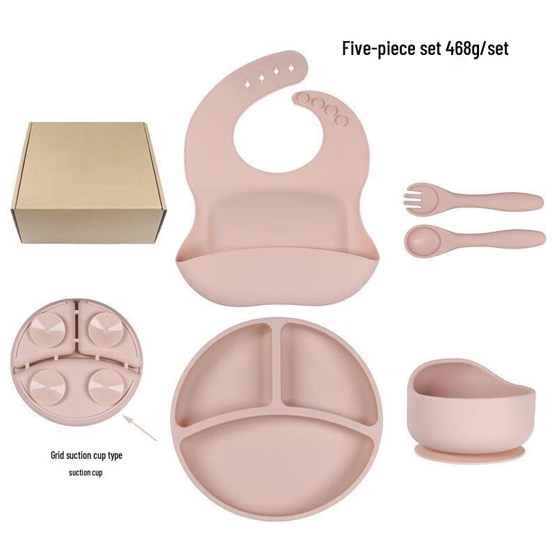 Minana Baby Silicone Feeding Set 5-piece set
