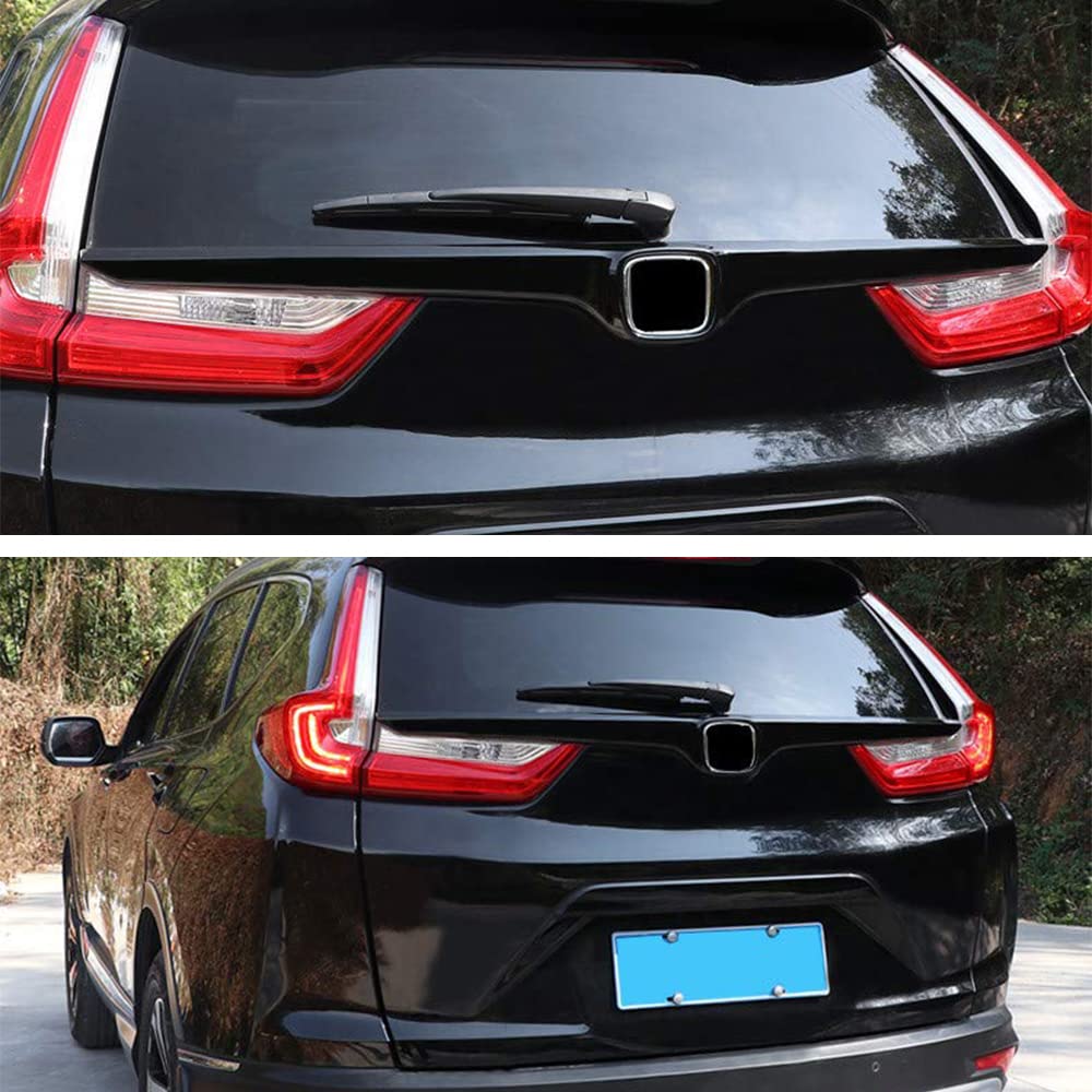 Onami Honda Tailgate Rear Bumper Upper Exterior Custom Accessories for the New Honda 1 Piece CR-V Garnish, Garnish, Parts, CRV, ABS, [Black] CRV04-B