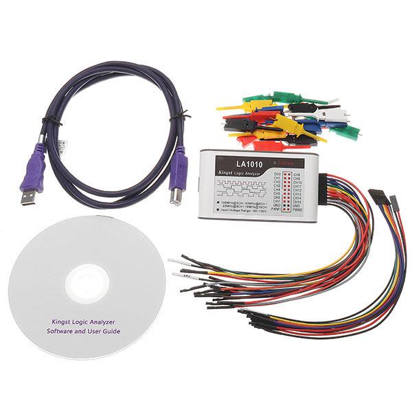 Buy Kingst LA1010 Logic Analyzer USB 100M Max Sample Rate 16 Channel MCU/ARM/FPGA Debug