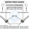 Steel Braided Hose 3/4"" Gw/Gw, Length 50 Cm
