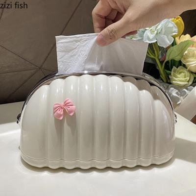 Plastic Tissue Box Napkin Box Tissue Organizer Paper Towel Holder Storage Boxes Napkin Holder Home Decoration Paper Boxes