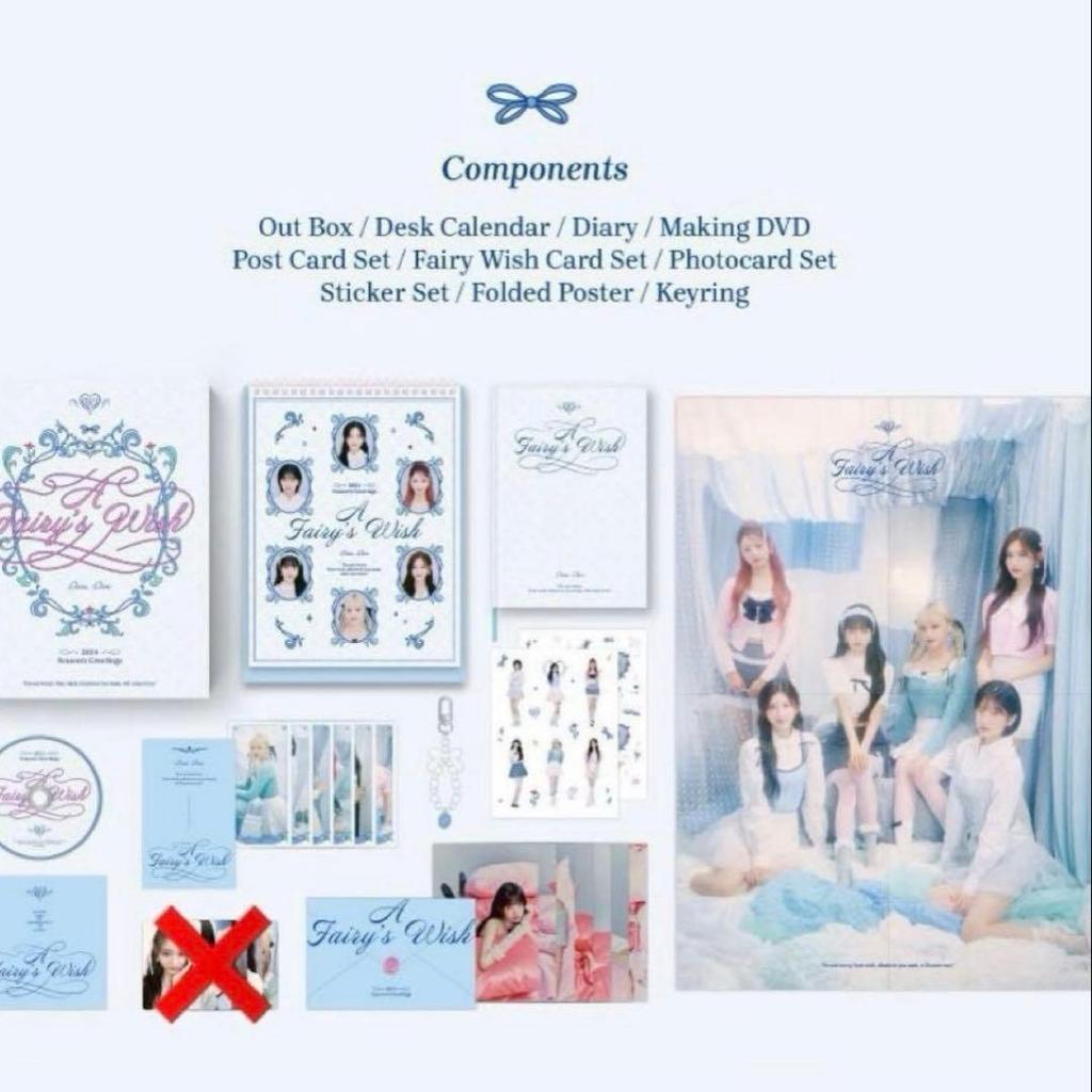 [USED] Opened IVE a Fairy's Wish Seagreen 2024 No Trading Card