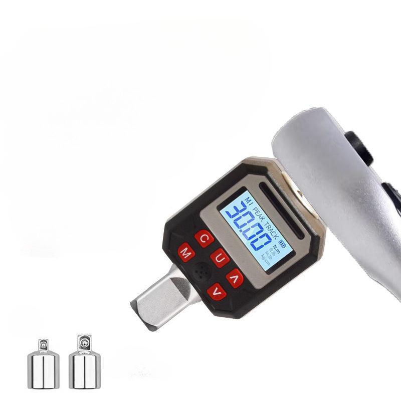 Digital Torque Adapter Kit 1/2" Drive 10-400Nm ±2% 500 Memory 9 Presets Bike/Car/Industrial Torque Tester