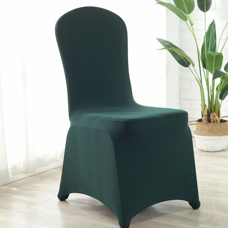 Universal Stretch Chair Cover - Solid Color, Thickened for Hotel, Restaurant, Wedding, Banquet