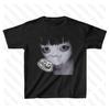 90er Y2k Emo Streetwear T-Shirts Gothic Harajuku Grafik Damenbekleidung T-Shirts Vintage Punk Druck Schlanke Damen Freizeit-T-Shirts