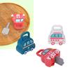 Kids Learning Locks Car Shaped Numbers Matching Different Colors Educational Lock Key Toys