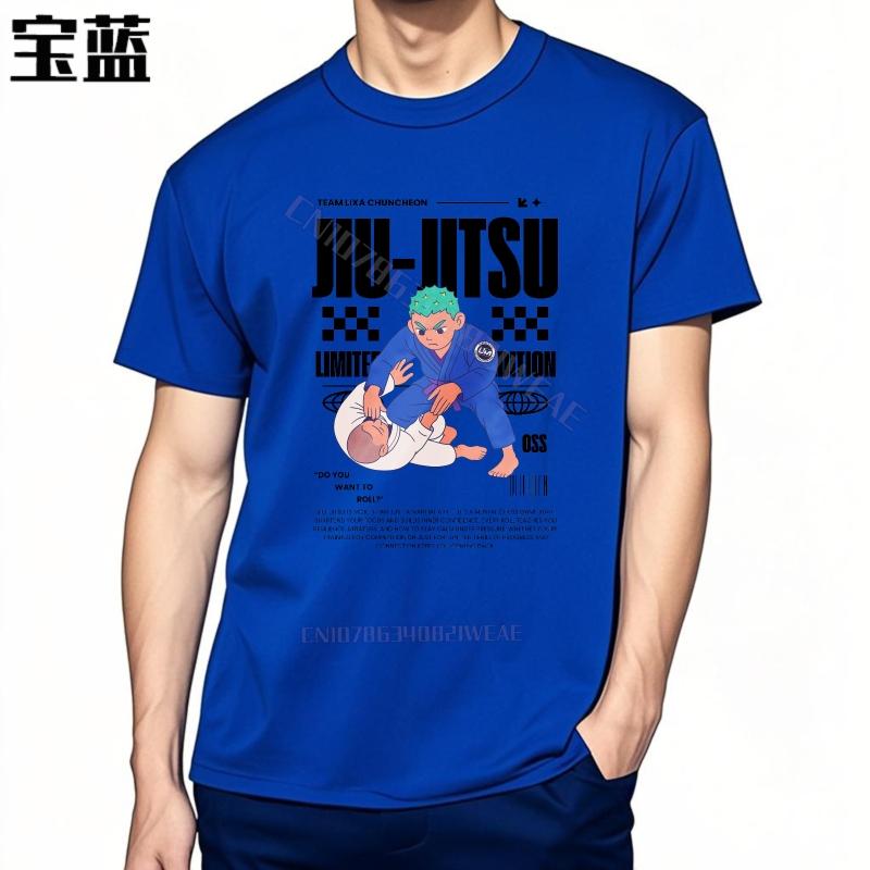 Tshirt Unisex Fashion Big Size Tee Shirt Comfortable Comfort Tshirt Jiu Jitsu Fighter Graphic Design Retro Summer Fashion Tshirt